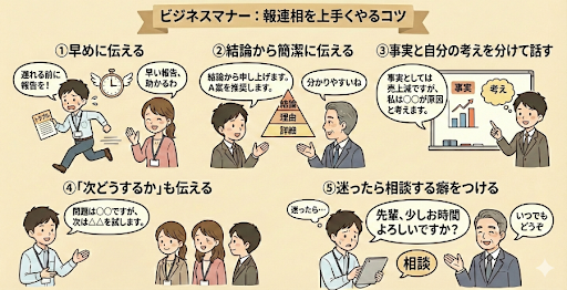 報連相を上手くやるコツ